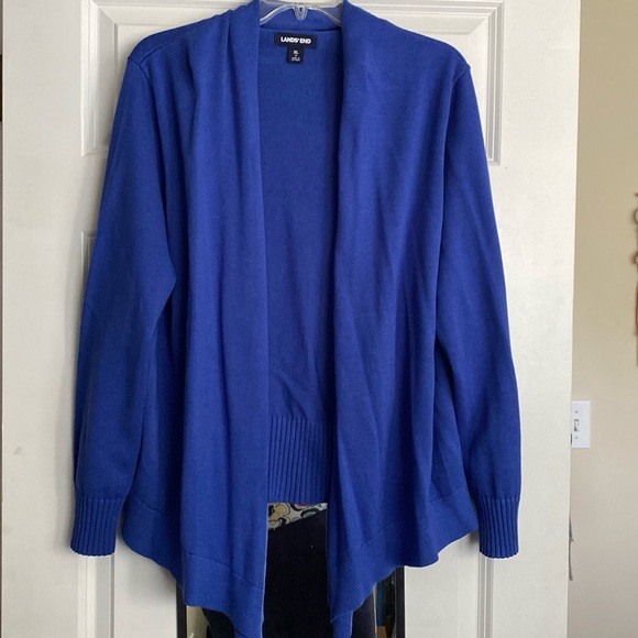 Women's Regular Cotton Modal Open Drape Cardigan Sweater - Picture 1 of 6